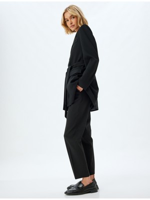 Koton Cigarette Pantolon Cep Detaylı Viskon Karışımlı