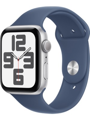 Apple Watch Se Gps + Cellular 40MM Silver Aluminium Case With Denim Sport Band - S/m