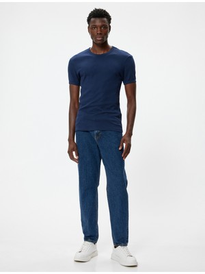 Koton Basic Tişört Kısa Kollu Bisiklet Yaka Pamuklu