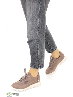 Mammamia Kadın Ortopedik Hakiki Deri Günlük Spor Tarz Mevsimlik Ayakkabı M25/KA3230