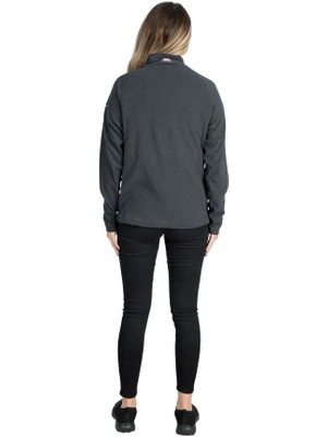 Trespass FAFLMFN20001 Meadows - Female Fleece AT100 Charcoal Kadın Polar