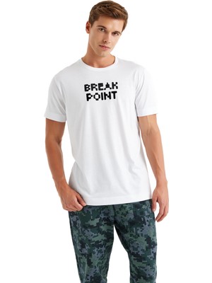 Blackspade Erkek T-Shirt 40626 - Beyaz
