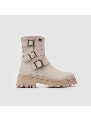 Togo Bej Hakiki Deri Kadın Postal Bot [060177]