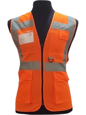 Altın Yaşam Mühendis Ikaz Yeleği Turuncu(Xxl)