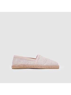 Togo Erkek Espadril Ayakkabı 052050, Bej Monogram, 40