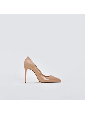 Togo Kadın Stiletto 060061 , Bej Rugan, 40