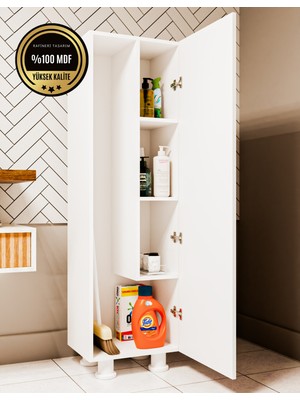 Elox Banyo Dolabı Raflı Farklı Tasarım