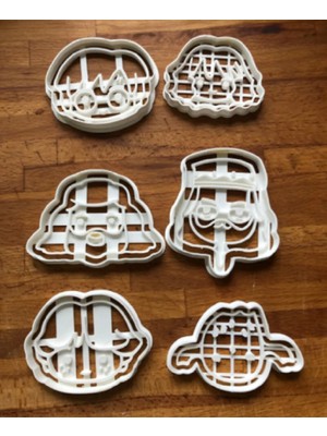 Rapithwin Harry Potter Kurabiye Kalıbı Seti (6'lı) (Harry,hermione,ron,hagrid,dumbledor,hedwig)