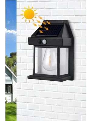 SOLAR LED DUVAR LAMBASI - GÜNEŞ ENERJİLİ DUVAR LAMBASI