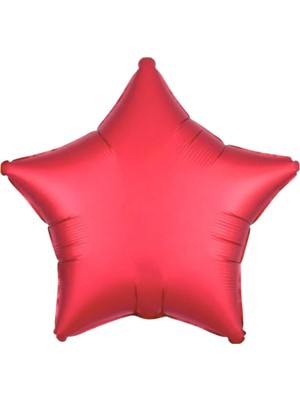 Ngüzel Party Kırmızı Yıldız Folyo Balon 45 cm