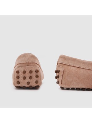 Kadın Loafer Ayakkabı [060038], Bej Süet, 36