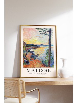 House Gorgeous Henri Matisse The Gulf Of Sain Tropez Tasarımlı Çerçevesiz Poster