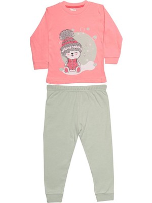 Kız Çocuk Pijama Takımı 4018 | Pembe