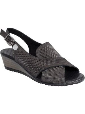 Mammamia D24YS-1475 Kadın Deri Sandalet