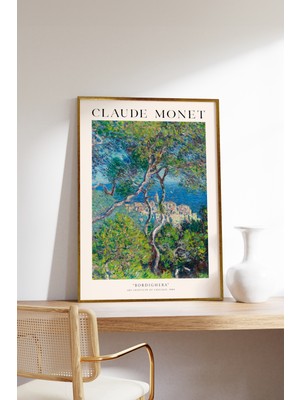 House Gorgeous Claude Monet Bordighera Tasarımlı Çerçevesiz Poster