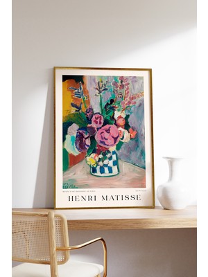 House Gorgeous Henri Matisse Les Pivoines Tasarımlı Çerçevesiz Poster