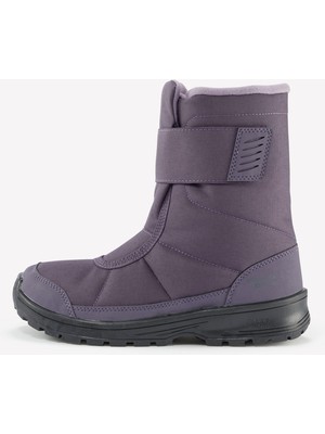 Quechua Çocuk Su Geçirmez Outdoor Kar Botu -  Gri / Mor - SH100