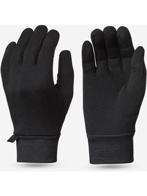 Decathlon Quechua Çocuk Outdoor Dokunmatik İç Eldiven - 6/14 Yaş - Siyah - SH500 Mountain
