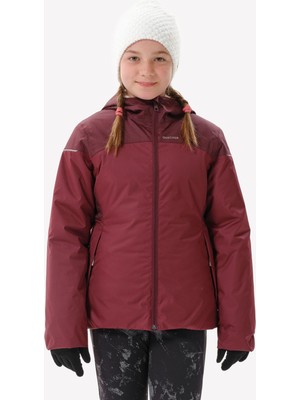 Decathlon Çocuk Outdoor Kar Montu/kışlık Mont - 7/15 Yaş - Bordo - SH100 -3 °c