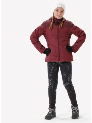 Decathlon Çocuk Outdoor Kar Montu/kışlık Mont - 7/15 Yaş - Bordo - SH100 -3 °c