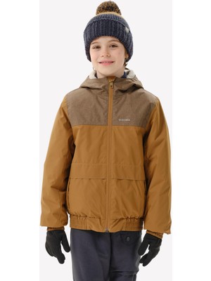 Decathlon Çocuk Outdoor Kar Montu/kışlık Mont - 7/15 Yaş - Kahverengi - SH100 -3,5 °c