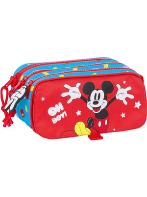 Miffy Çift Taşıyıcı Mickey Mouse Kulüp Evi Fantastik Mavi Kırmızı 21,5 x 10 x 8 cm (Yurt Dışından)