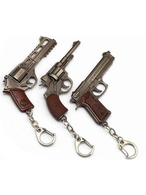 3 Parça Anahtarlık Koleksiyonu - Yüksek Kaliteli Metal, Şık Aksesuarlar