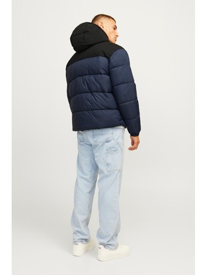 Jack & Jones Jjmoon Hood Puffer Erkek Mont 12256882