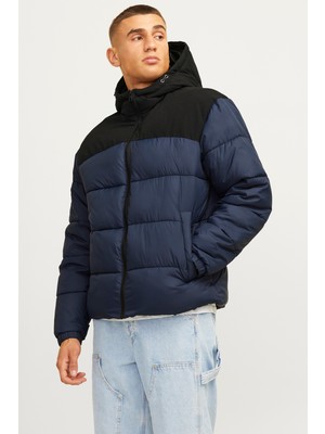 Jack & Jones Jjmoon Hood Puffer Erkek Mont 12256882