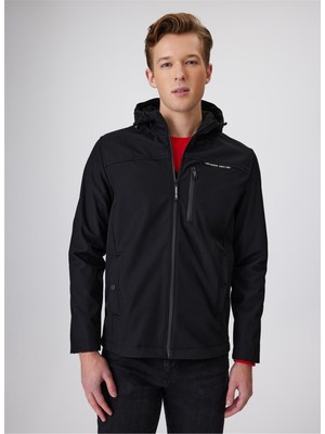 Lee Cooper Davis Erkek Dik Yaka Şişme Mont Lacivert