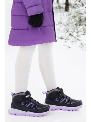 Kiko Kids Kcal Termo Taban Cırtlı Kız Çocuk Spor Bot Ayakkabı