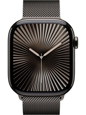 Apple Watch Series 10 GPS + Cellular, 42 mm Arduvaz Titanyum Kasa ve Arduvaz Milano Loop