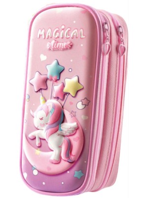 Petityu Unıcorn 3D Buyuk Kalem Kutu