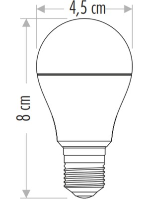 Cata CT-4232 LED Ampul Günışığı 6W E27 Duy - 5’li Paket