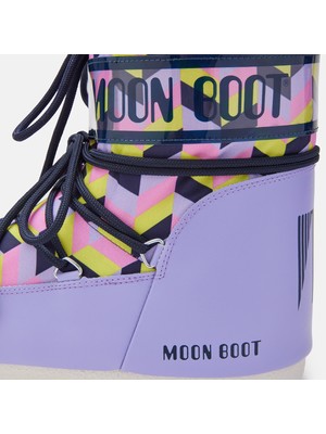 Kadın  80D1409550-JB10 Moon Boot Icon Low Optical Lilac/cyber Lime