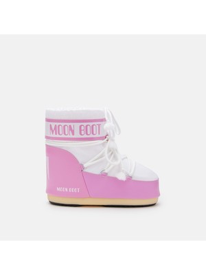 Kadın  80D1409340-JB05 Moon Boot Icon Low Nylon Pink/white