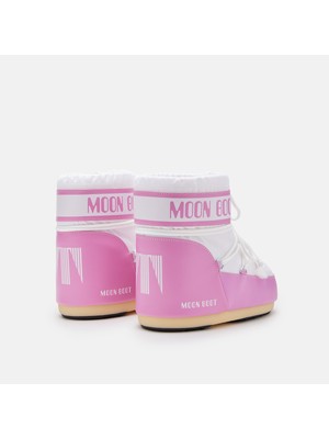 Kadın  80D1409340-JB05 Moon Boot Icon Low Nylon Pink/white