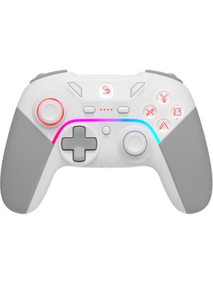 A4 Tech Bloody Gpw70 Rgb 2.4Ghz Kablosuz&Usb Pc Android Switch Ps3 Sports White Beyaz GamePad