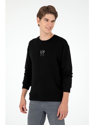 U.S. Polo Assn. Erkek Siyah Sweatshirt 50293420-VR046