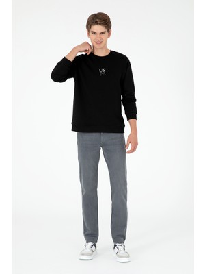 U.S. Polo Assn. Erkek Siyah Sweatshirt 50293420-VR046