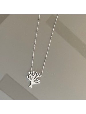 Milamore Jewelry 925 Ayar Gümüş Hayat Ağacı Kolye