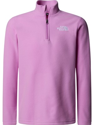 The North Face Genç Çocuk Glacıer Kısa Fermuar Polar NF0A8AZM1I81
