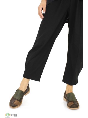 Mammamia Kadın Hakiki Deri Günlük Ortopedik Bağcıksız Klasık Tarz Ayakkabı M25/KA3595