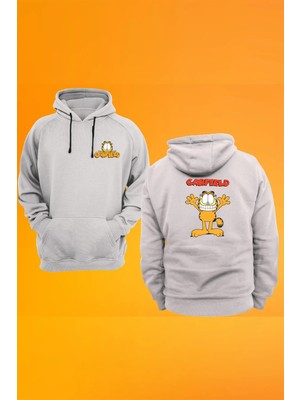 Baskılı Kapüşonlu Sweatshirt