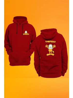 Baskılı Kapüşonlu Sweatshirt