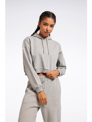 Reebok Eva Hoodıe Gri Kadın Sweatshirt