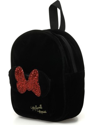 Minnie Velvet Bpck 4pr Siyah Kız Çocuk Sırt Çantası