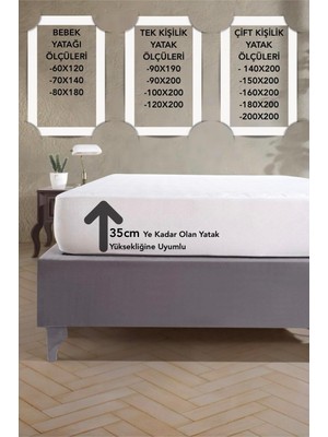 Çettex Micro Fitted Full Kenar Sıvı Geçirmez Yatak Koruyucu Alez