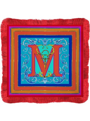 Baci Milano Ortigia Amerikan Servisi M Harfli 38 cm x 38 cm