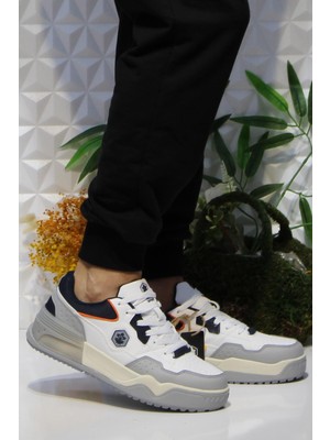 Lumberjack Murrıel Beyaz Lacivert Rahat Orijinal Ürün Sneaker Erkek Ayakkabı